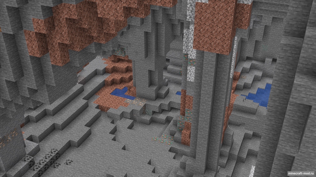 Мод Cleaner Caves для Minecraft 1.21.11, 1.21.10, 1.21.9,  ...