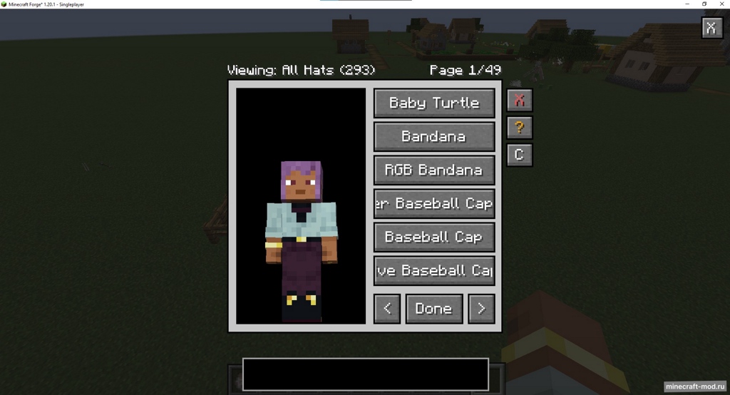 Мод Astryxion's Hats для Minecraft 1.20.1 forge