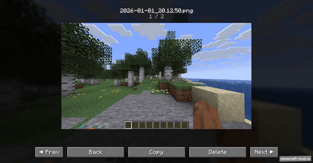 Мод ScreenshotGallery для Minecraft 1.21.11 fabric