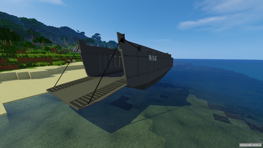 Мод Manus WW2 Content Pack port для Minecraft 1.12.2 forge