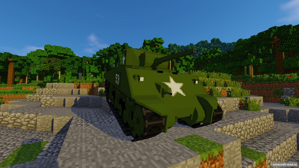 Мод Manus WW2 Content Pack port для Minecraft 1.12.2 forge