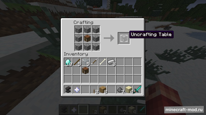 Мод Uncrafting Table для Minecraft 1.12.2, 1.12.1, 1.12,  ...