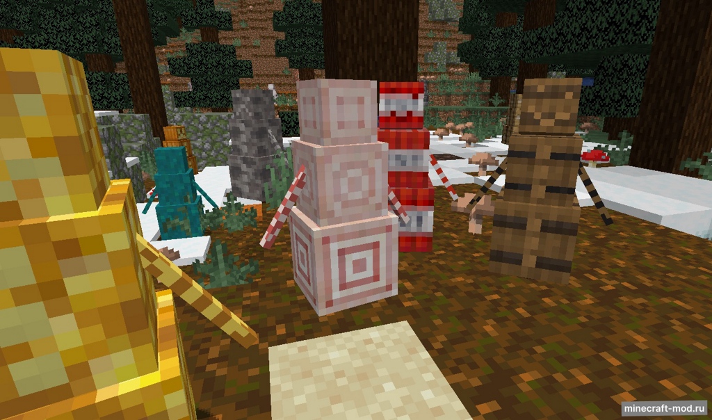 Мод Mo' Snow Golems для Minecraft 1.21.5, 1.21.1, 1.20.1