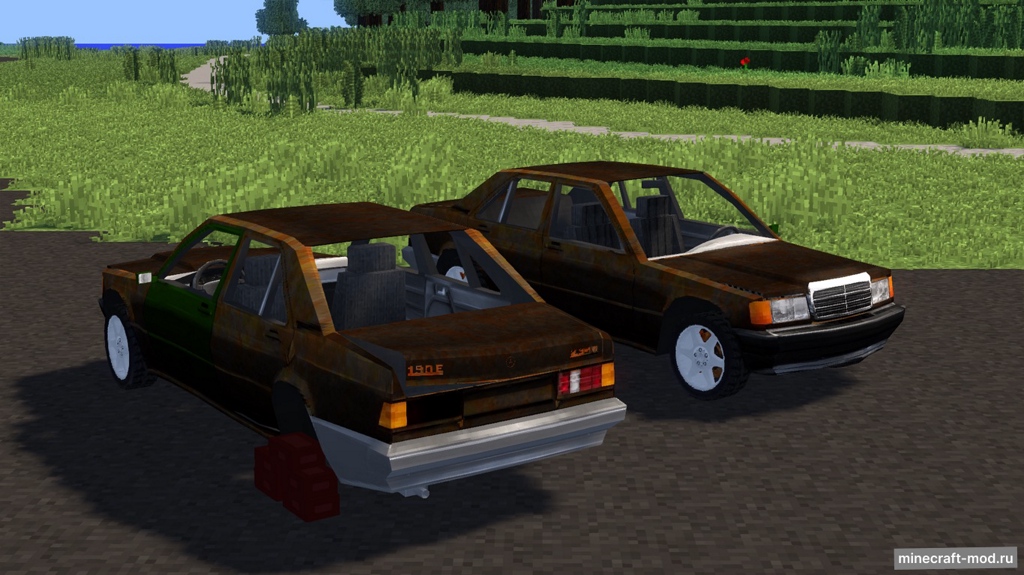Мод Old Cars Pack By Scver для Minecraft 1.12.2 forge