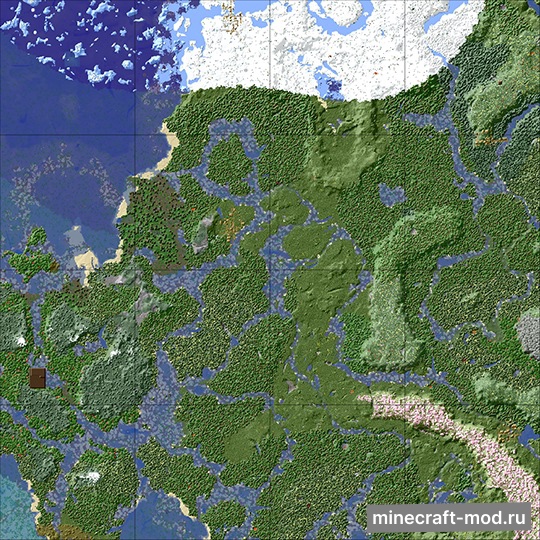 Мод Smaller Biomes для Minecraft 1.21.11, 1.21.10, 1.21.9