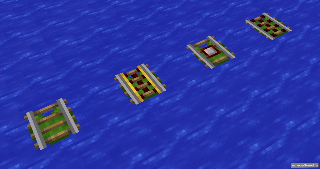 Мод Floating Rails для Minecraft 1.17.1, 1.16.5, 1.12.2,  ...