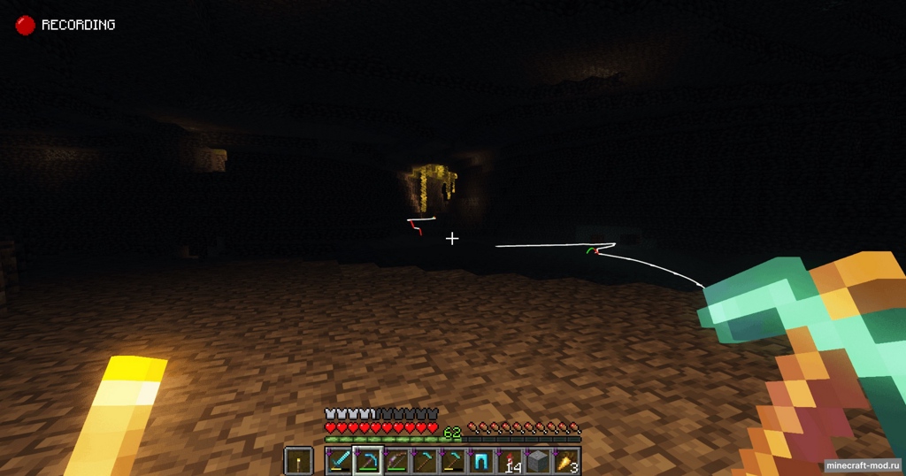 Мод Player Trails для Minecraft 1.21.11 fabric