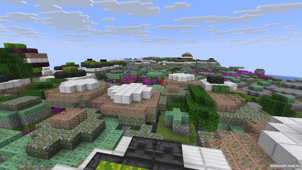 Мод Random Block Layers (LayeredChunks) для Minecraft 1.21.10 fabric