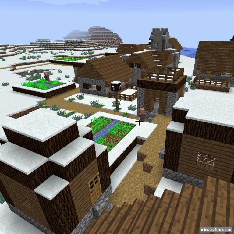 Мод SnowVillage для Minecraft 1.12.2, 1.12.1, 1.12,  ...