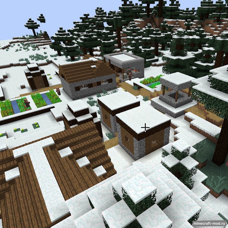 Мод SnowVillage для Minecraft 1.12.2, 1.12.1, 1.12,  ...