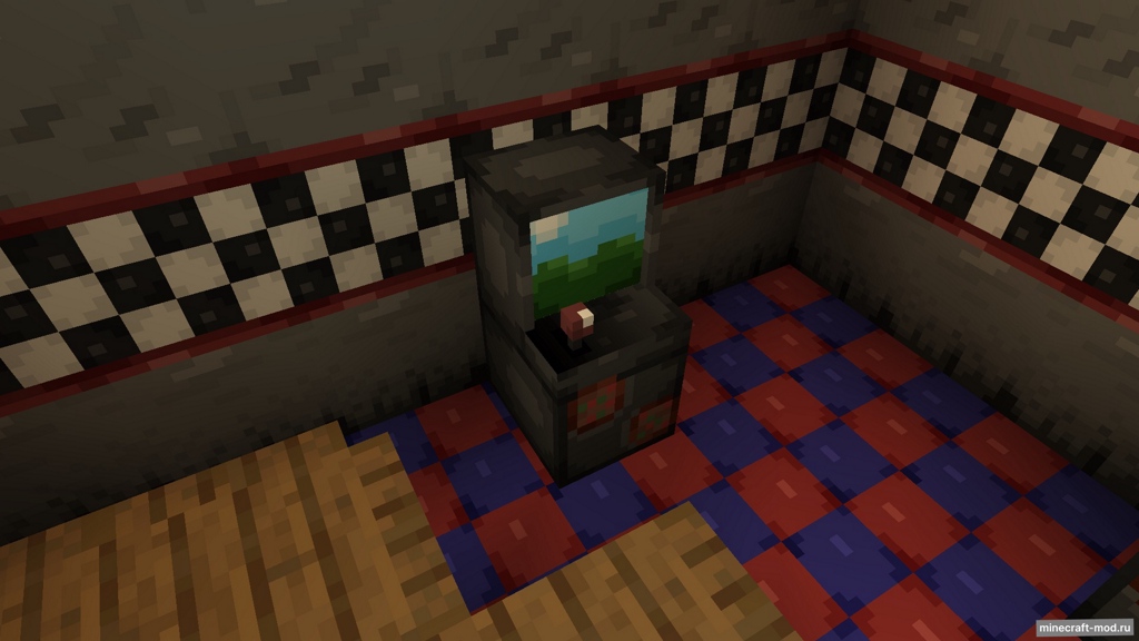 Мод FNAF - Семейная Пиццерия для Minecraft 1.20.1 forge