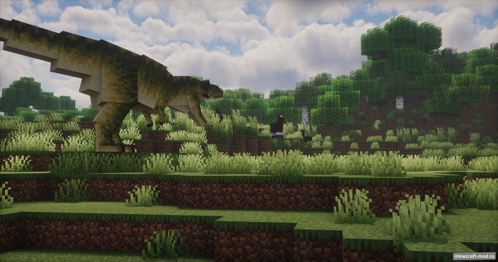 Мод Jurassic Saga для Minecraft 1.21.1, 1.20.1