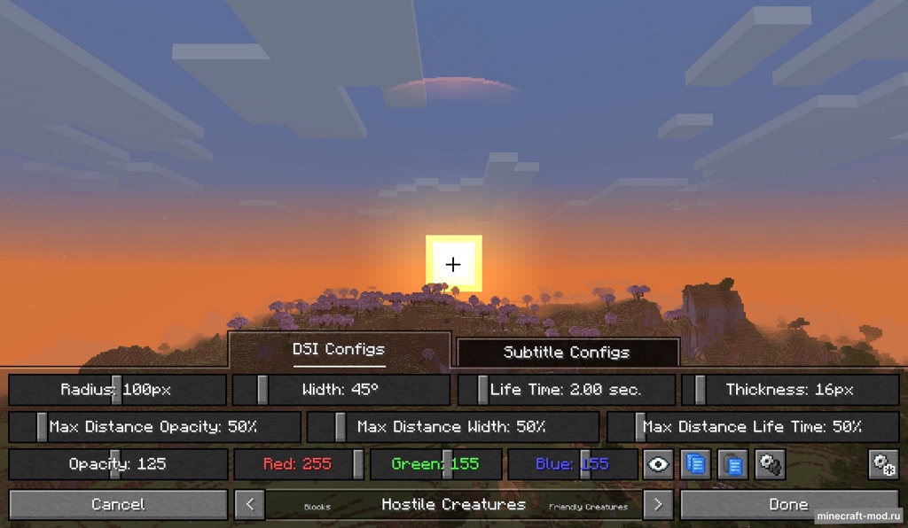 Мод Sound Visualizer для Minecraft 1.21.11 neoforge, 1.21.10 - 1.21.9 neoforge, 1.21.8 - 1.21.7 neoforge,  ...