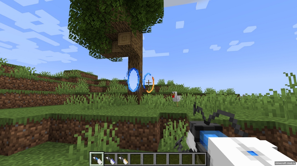 Мод Aperture Innovations - Portal Gun для Minecraft 1.21.1, 1.20.1