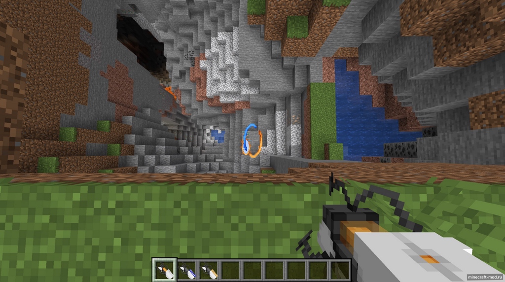 Мод Aperture Innovations - Portal Gun для Minecraft 1.21.1, 1.20.1