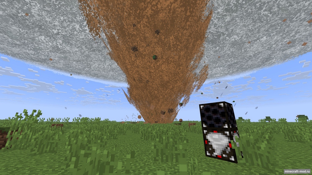 Мод Weather and Tornadoes Remastered для Minecraft 1.21.11 fabric, 1.21.10 - 1.21.9 fabric, 1.21.8 - 1.21.6 fabric,  ...