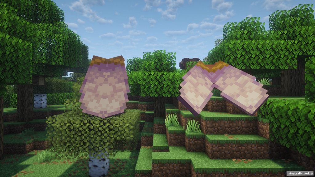 Мод Handcrafted Elytra для Minecraft 1.21.11, 1.21.10, 1.21.9,  ...