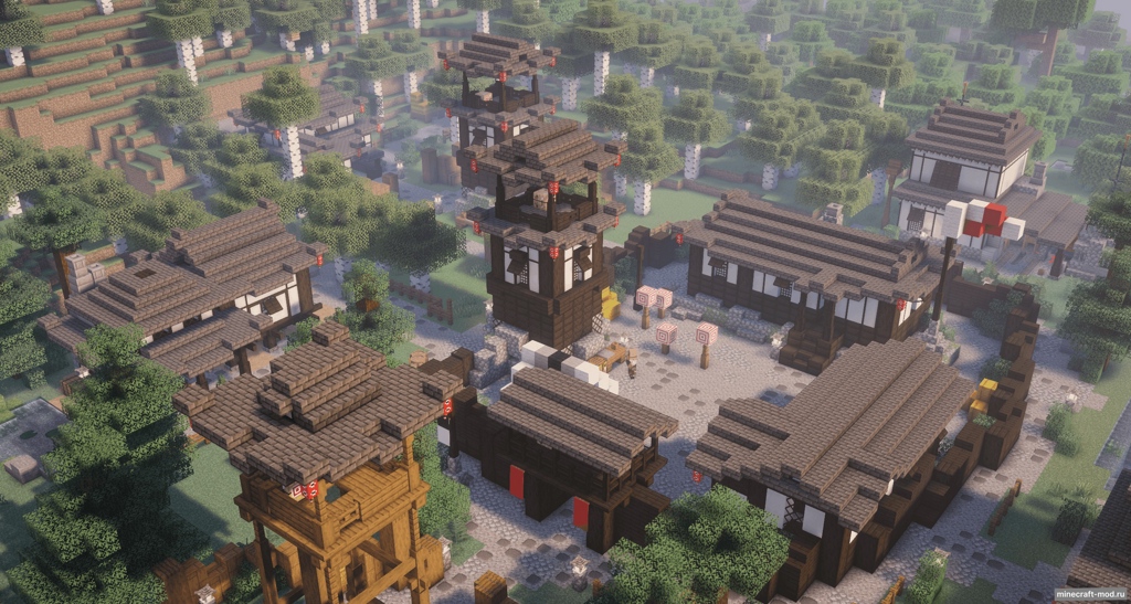 Мод Ancient Villages для Minecraft 1.20.1 forge