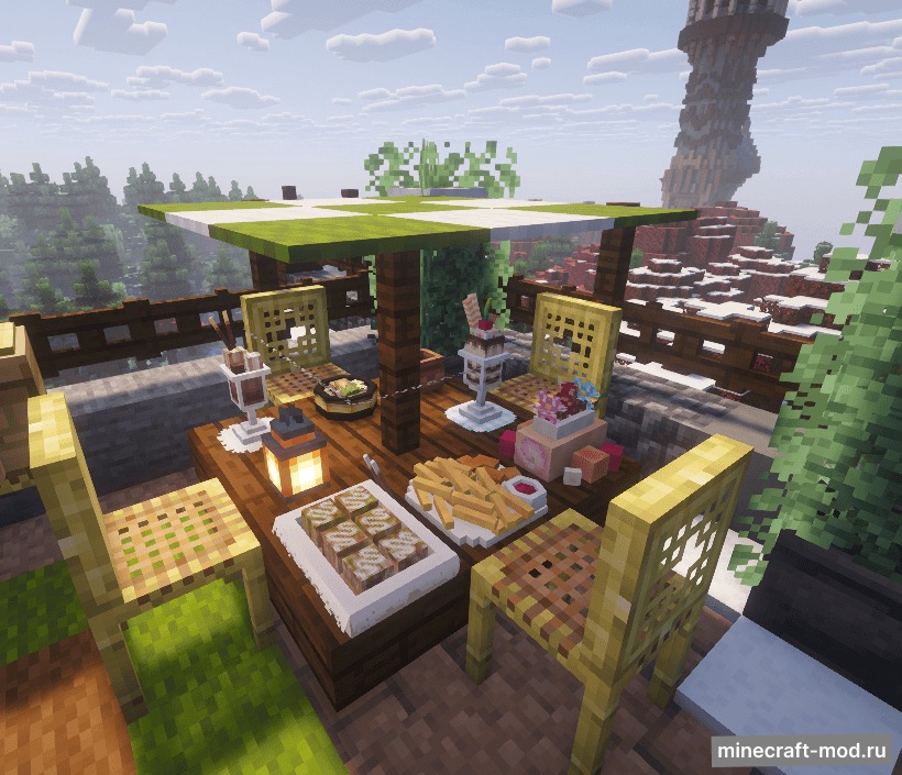Мод Decofood для Minecraft 1.21.4, 1.20.1, 1.19.4,  ...