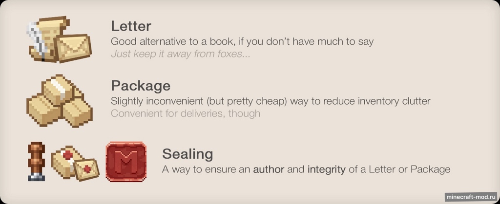 Мод Envelope для Minecraft 1.21.1
