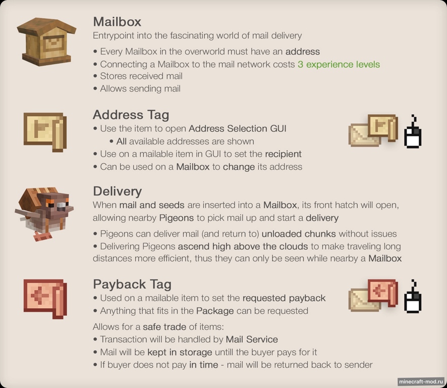 Мод Envelope для Minecraft 1.21.1