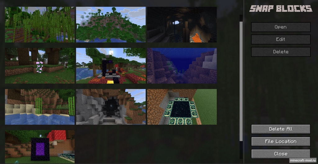 Мод Snap Blocks для Minecraft 1.21.11 fabric, 1.21.10 fabric, 1.21.9 fabric,  ...