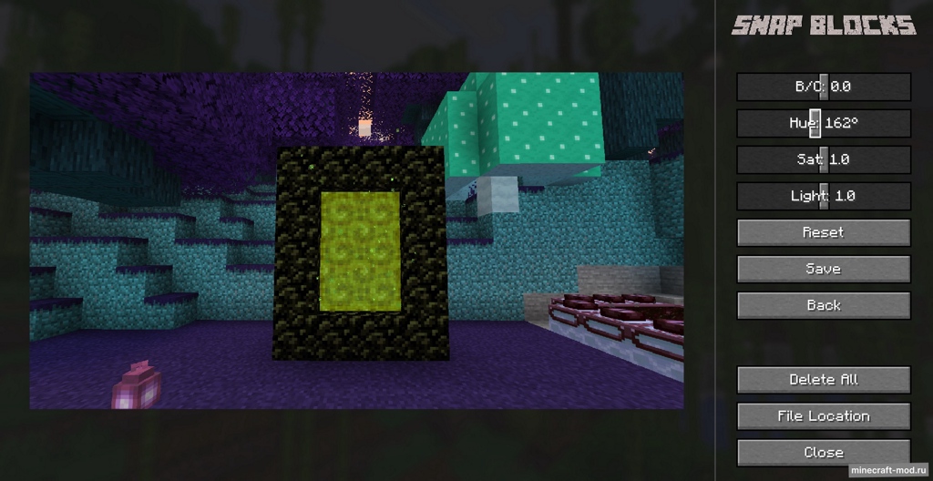 Мод Snap Blocks для Minecraft 1.21.11 fabric, 1.21.10 fabric, 1.21.9 fabric,  ...