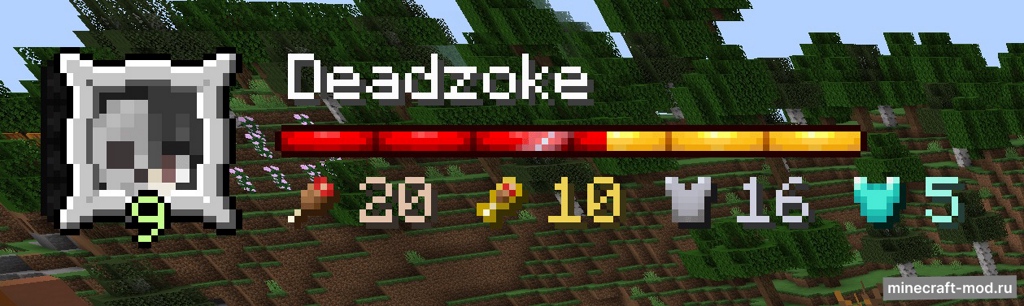 Мод Ignite HUD для Minecraft 1.21.10, 1.21.8, 1.21.7,  ...