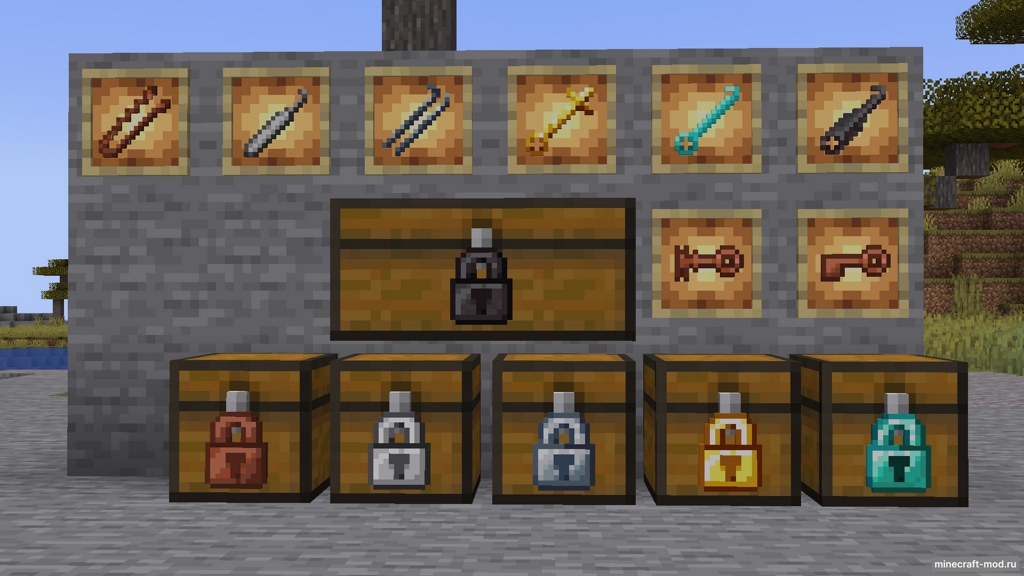 Мод Locks Rewritten для Minecraft 1.20.1 fabric