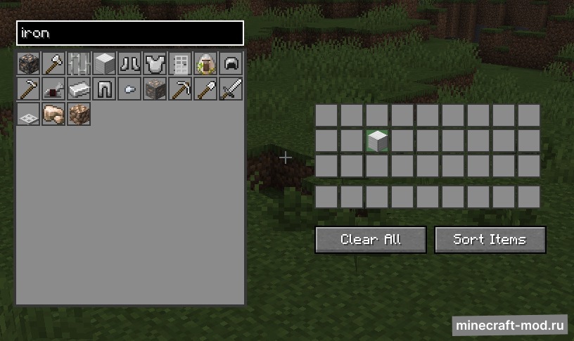 Мод Item Positioner для Minecraft 1.21.8 fabric