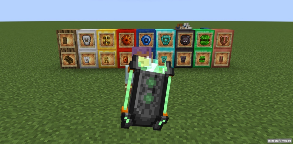 Мод Spartan Shields Unofficial для Minecraft 1.21.1 neoforge