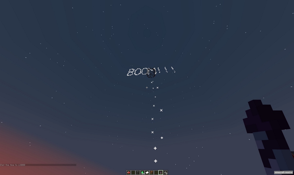 Мод Custom Firework для Minecraft 1.21.8 neoforge