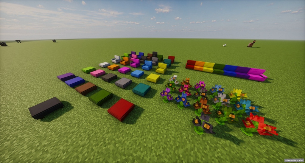 Мод Mike's Furniture для Minecraft 1.20.6 - 1.20.1 fabric