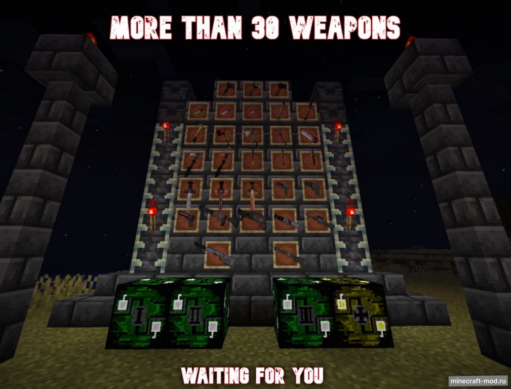 Мод Warlery's Dark Blood для Minecraft 1.21.1, 1.20.1