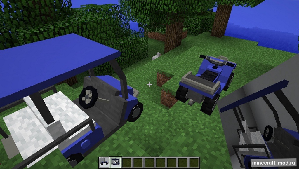 Мод MrCrayfish's Vehicle Spawner для Minecraft 1.12.2