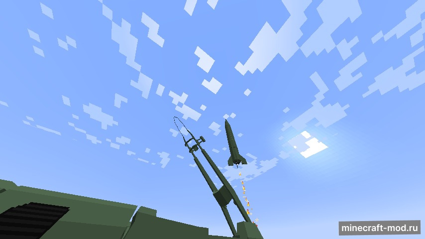 Мод Scud Missile для Minecraft 1.12.2, 1.10.2, 1.7.10