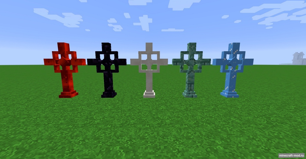 Мод Gravestone - Extended для Minecraft 1.12.2, 1.11.2, 1.10.2,  ...