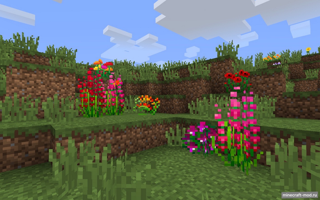 Мод Ferdinand's Flowers для Minecraft 1.19.2, 1.12.2