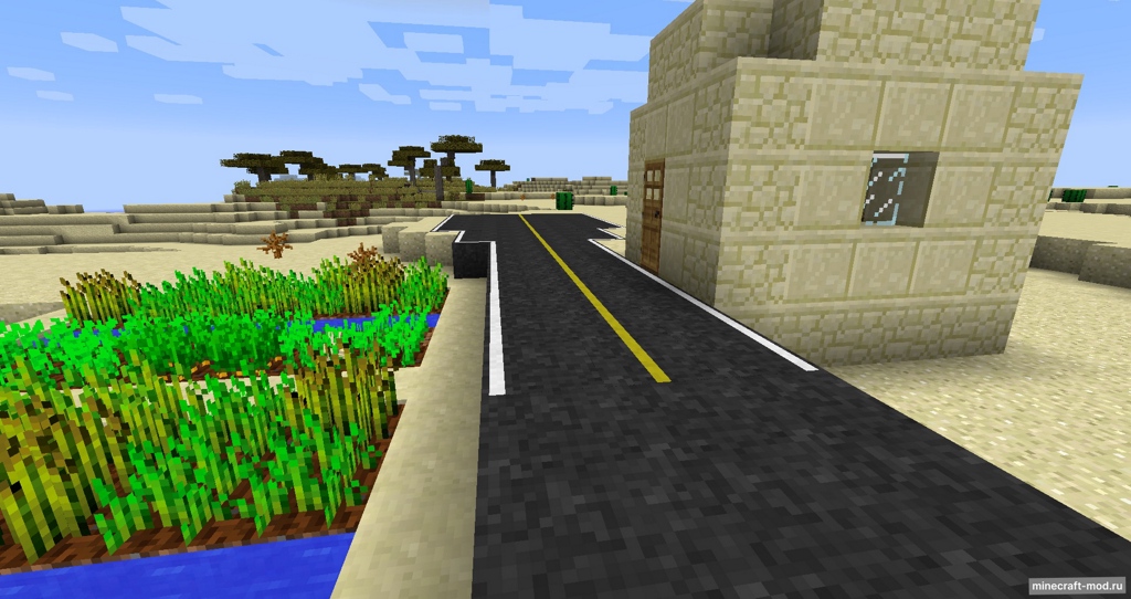 Мод RoadWorks Reborn для Minecraft 1.12.2