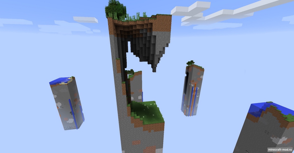 Мод Chunk Survival Generator для Minecraft 1.12.2
