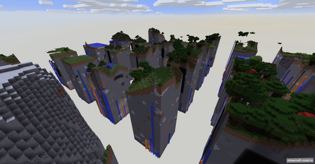 Мод Chunk Survival Generator для Minecraft 1.12.2