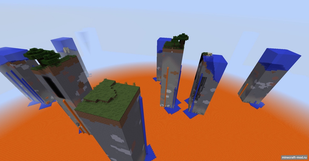 Мод Chunk Survival Generator для Minecraft 1.12.2