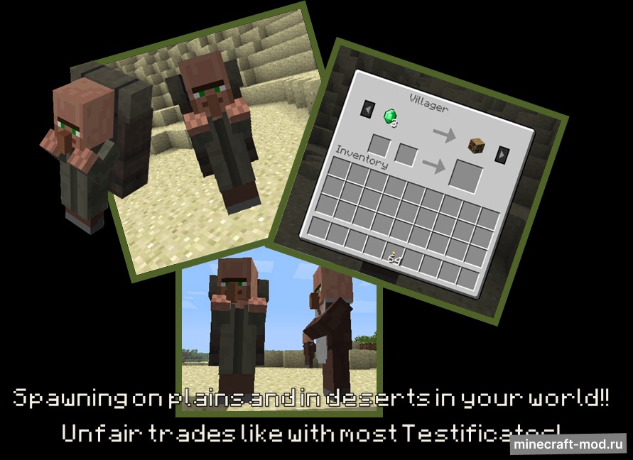 Мод Primitive Mobs для Minecraft 1.12.2, 1.10.2, 1.7.10,  ...