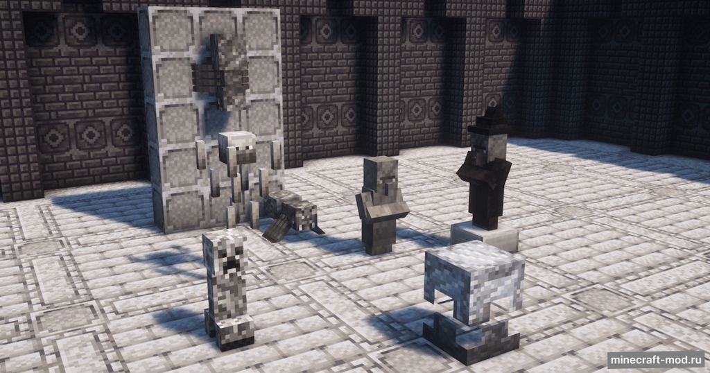 Мод Feur Statue для Minecraft 1.20.1