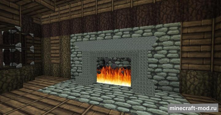 Мод Fireplace для Minecraft 1.7.10