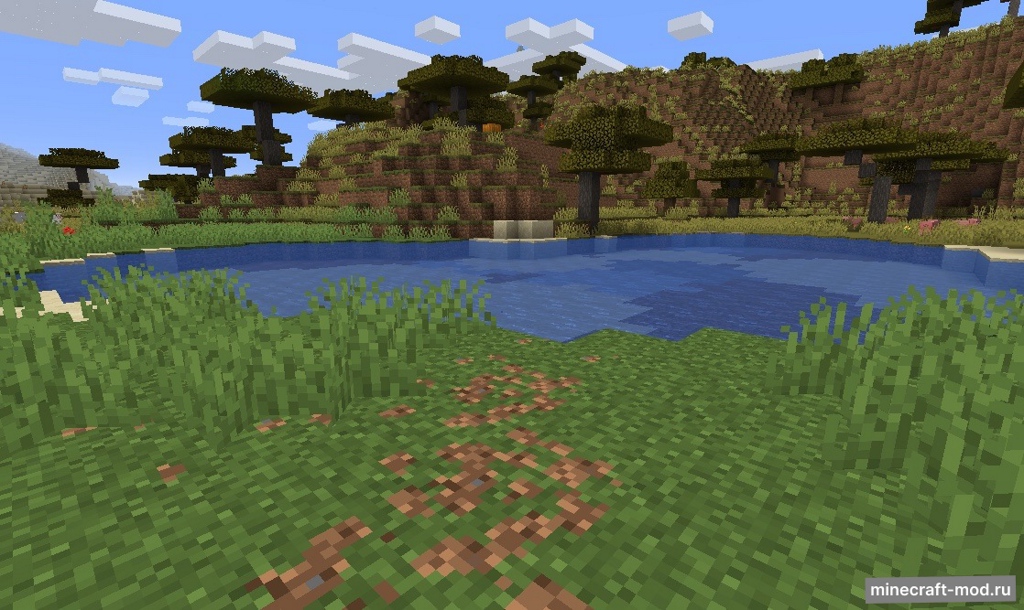 Мод Desire Paths для Minecraft 1.14.3, 1.14.2, 1.14.1,  ...