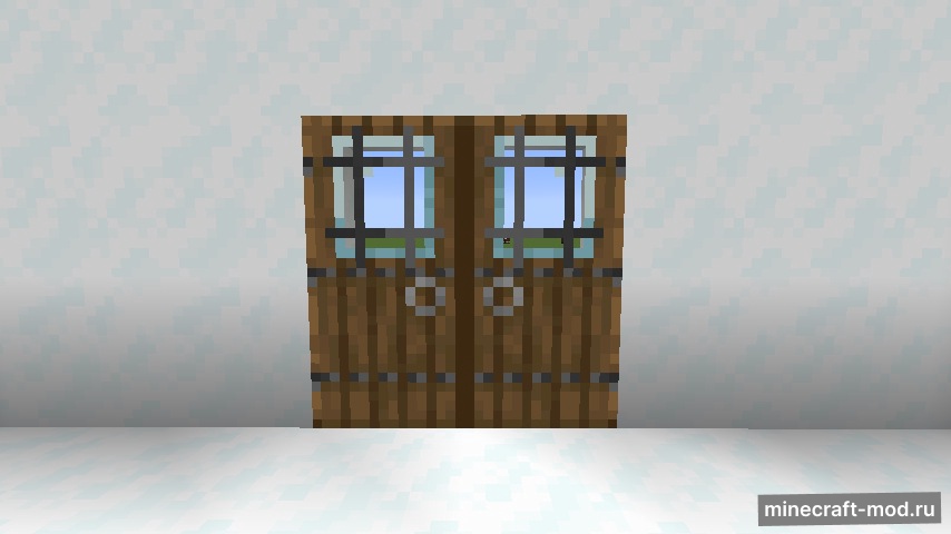 Мод Modern Glass Doors для Minecraft 1.20.4, 1.20.3, 1.20.2,  ...