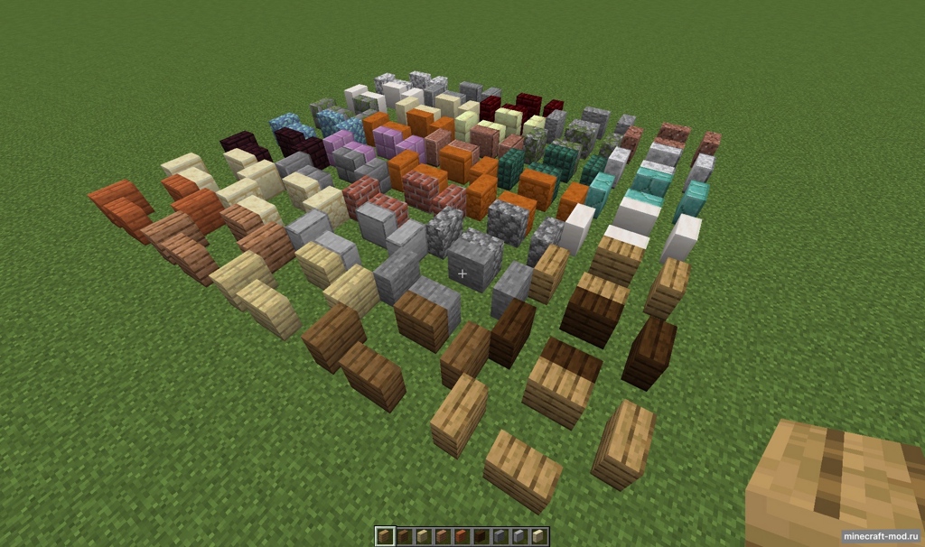 Мод Extra Pieces для Minecraft 1.16.1, 1.15.2, 1.14.4