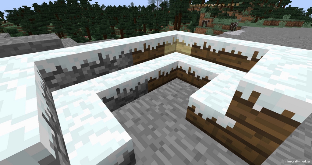Мод Snow Variants для Minecraft 1.14.4, 1.14.3, 1.13.2,  ...
