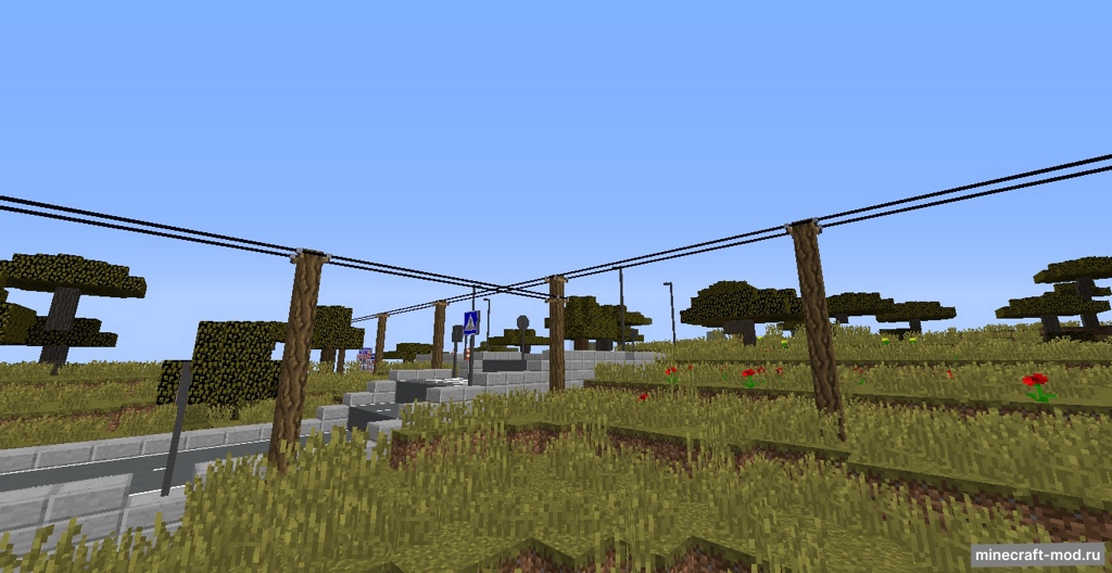 Мод More Road для Minecraft 1.20.4, 1.20.1, 1.17.1,  ...